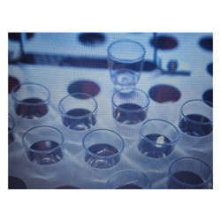 Brushed Aluminium Stackable Tray 32-hole with plastic shot glass  cups